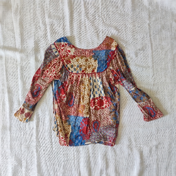 *ZARA* Patterned blouse from Trafaluc collection - Picture 5 of 8